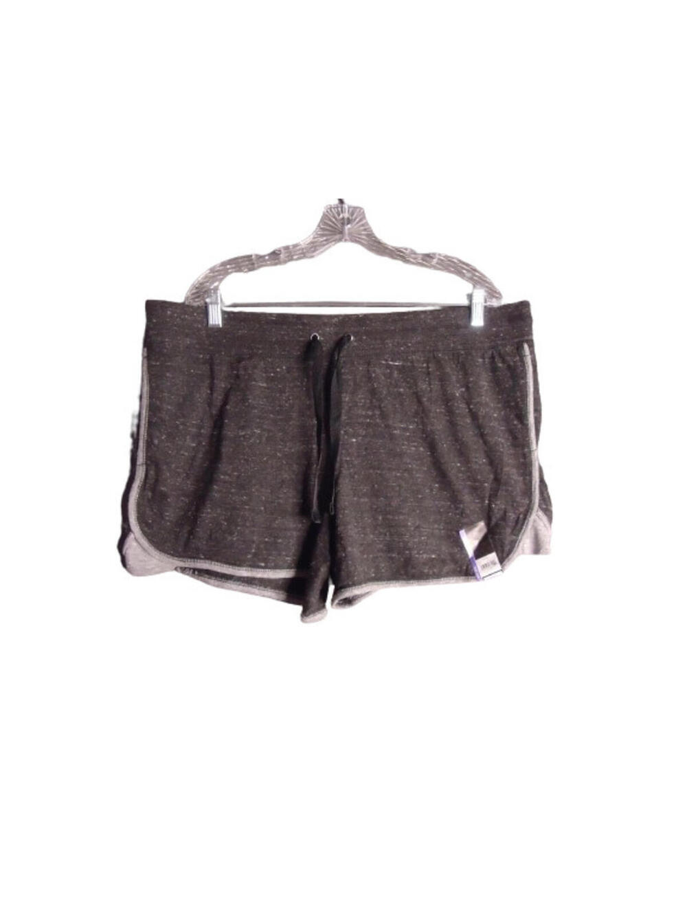 Athletic Works Pull On Drawstring Waist Gym Shorts Womens Size XXL (20) Black